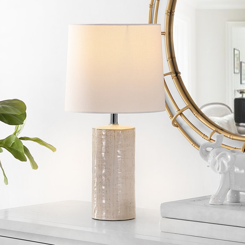 Lampe de table 19 po, Ivoire