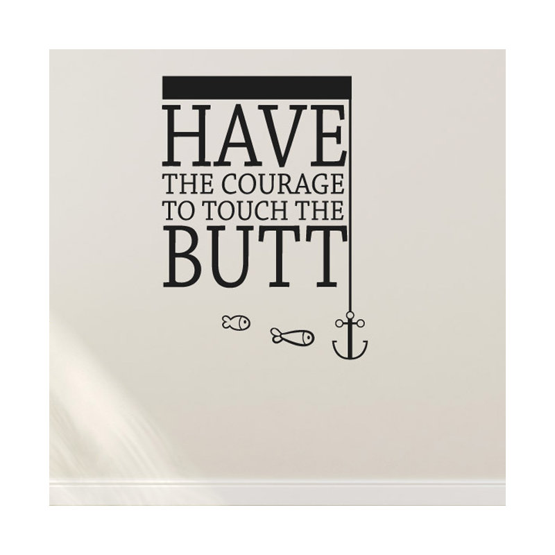 Wall Decal, Black, Medium