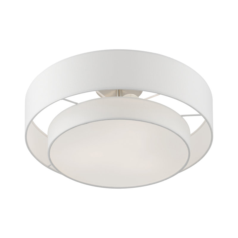 Areial 3-Light 18" Semi Flush Mount