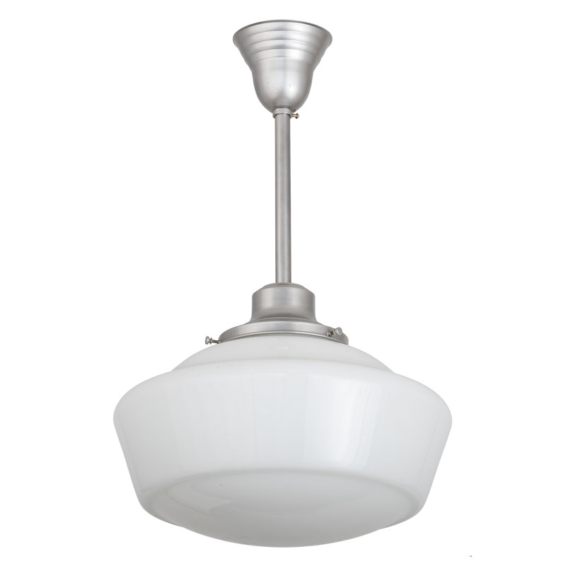 Moshier 1 - Light Single Pendant, 25" H x 16" W x 16" D, Chrome