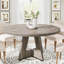 TribeSigns 47" Round Farmhouse Dining Table – Wood Kitchen Table For 4, Cross Base Wooden Dinner Table For Dining Room, Breakfast Nook, Or Living Area-149173426
