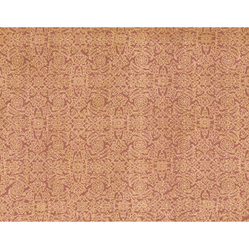 Hand Knotted Wool Oriental Area Rug in Wine