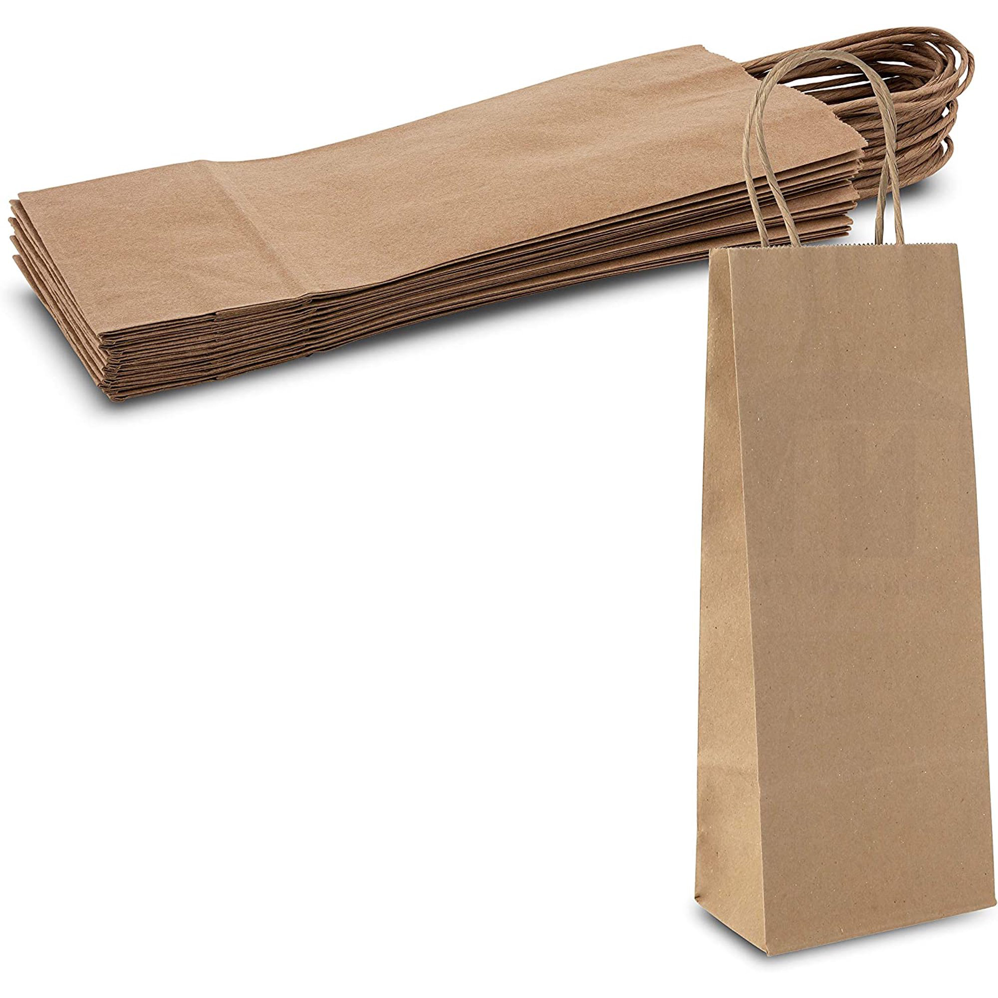 Prep & Savour Daneeka 5 lb White Paper Bags / Kraft Paper Grocery