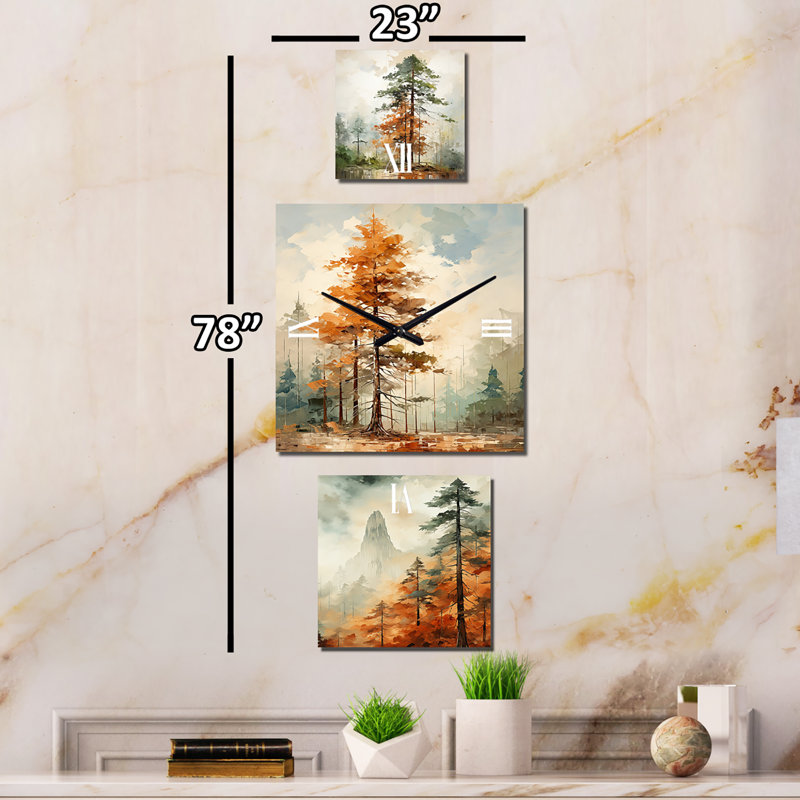 Madelien Metal Wall Clock