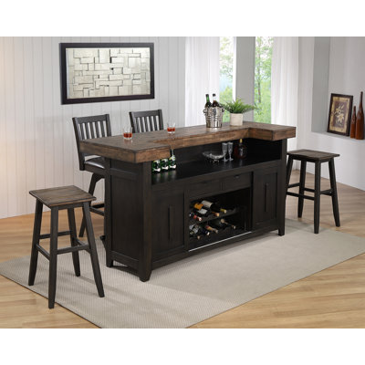 Athey 78 " L Bar Cabinet