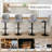 Swivel Adjustable Height Bar Stool-122442409