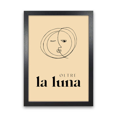 Oltre La Luna 1 Piece Wall Art