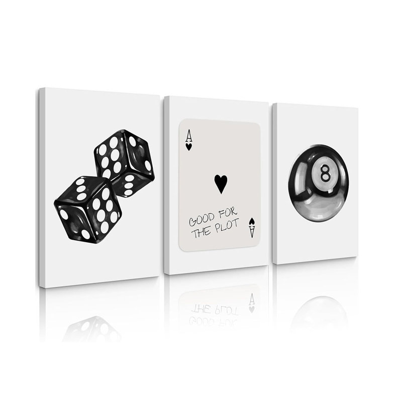 3 Piece Print, 40 cm H x 90 cm W