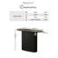 Penny Pillar Round Wood Console Table - Simple & Elegant Scandi Style-400279439