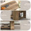  Aitkin Modern 47" W Coffee Table with Storage, Oak-1617039394