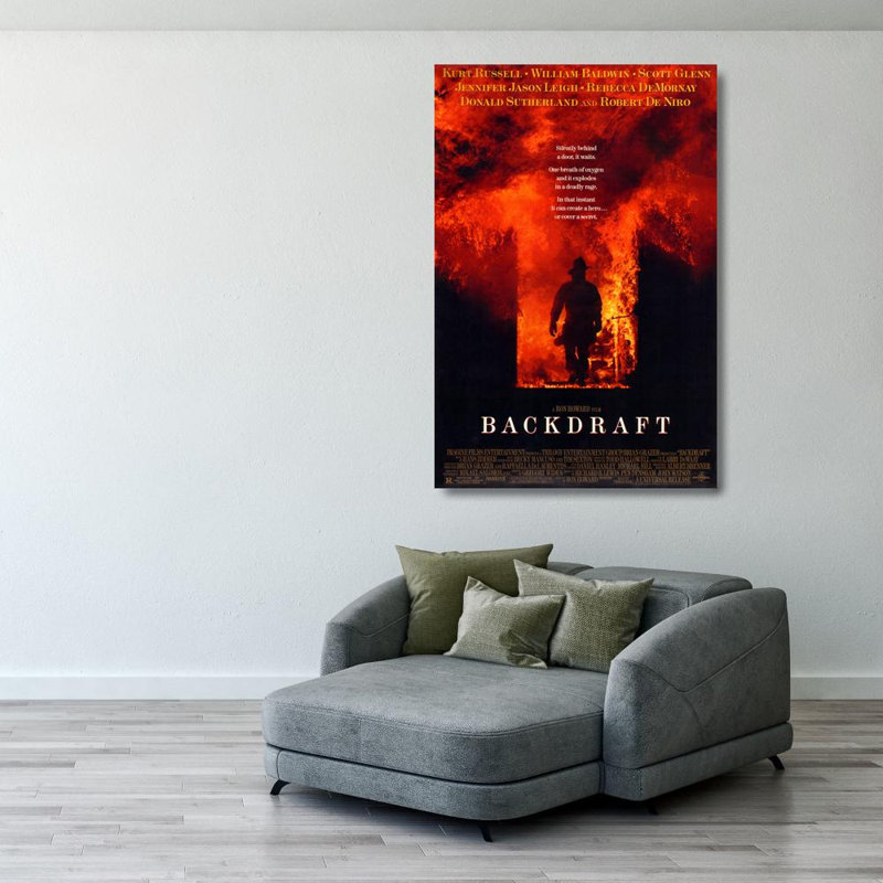 Backdraft, 40" H x 27" W