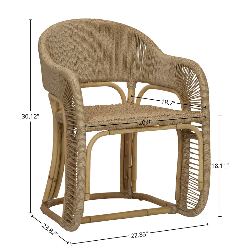 Glen Ellen Arm Chair, Natural