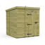 Total Sheds 6ft x 6ft Pent Garden Shed - Single Door - No Windows - Pressure Treated Timber - UK Manufactured