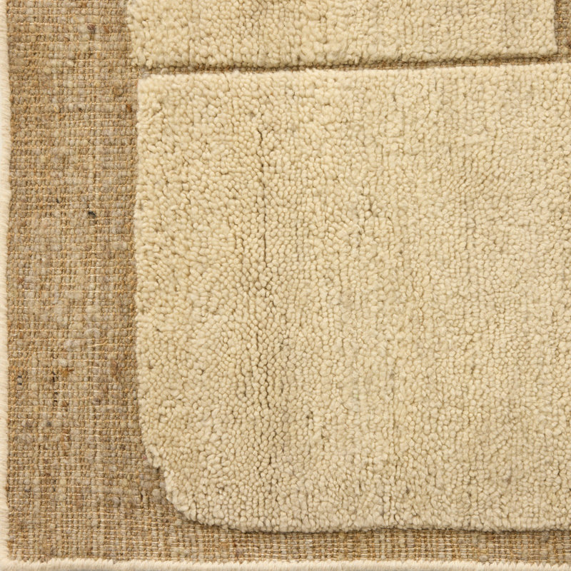 Florian Hand-Knotted Rug-Florian Olive-8'x10', Rectangle 10' x 14', Florian Ivory
