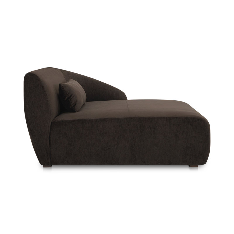 AMELIA RIGHT ARM FACING CHAISE ESPRESSO, Charcoal Brown