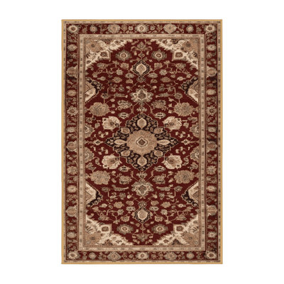 Machine Washable Persian Brown Area Rug