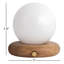 Lampe de table en bois massif Reve