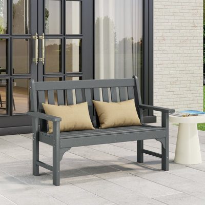 Laguna 51" HDPE All Weather Garden Bench