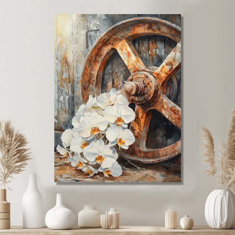 Laceigh - impressions murales florales, Toile tendue, Ne s’applique pas, H 20 po x l 12 po