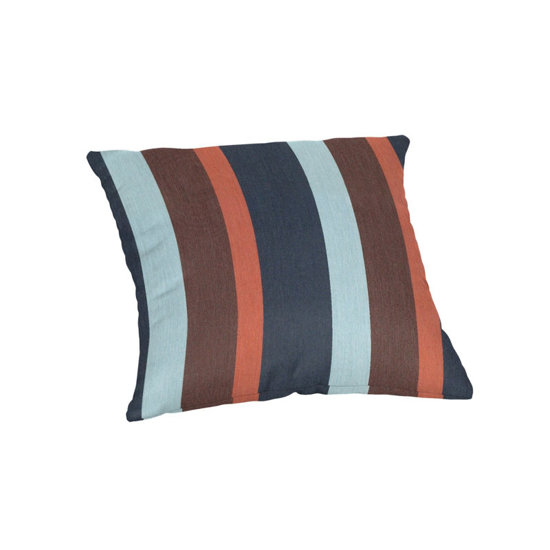 Casual Cushion Sunbrella® Fabric 1-Piece Indoor/Outdoor Square Throw Pillow, 20"H x 20"W, Canvas Spa Sunbrella® Canvas
