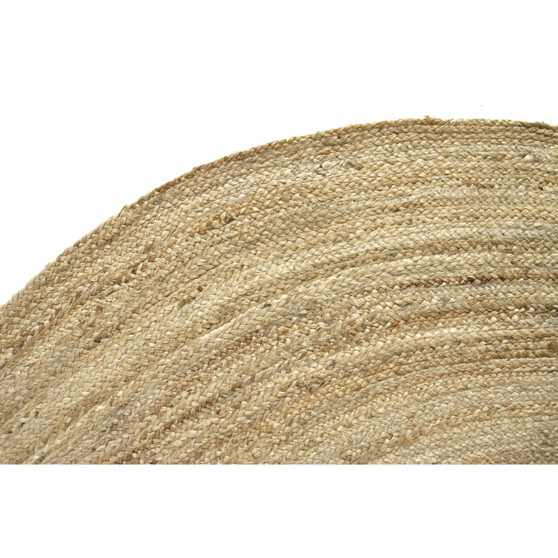 Gattis Solid Colour Hand Woven Area Rug, Round 300cm