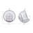 Modholic Hanging Bubble Chair, Silver Cushions-1100344019