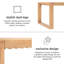 Kittie Solid Wood Coffee Table