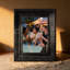 Cadre photo raffiné 1 pièce 5 "x 7" noir pour bureau