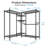 VIPEK L6 Plus 50" L Shaped Clothes Rack Heavy Duty, Space Saving Storage for Corner,Max Load 1200LBS,Black-784986685