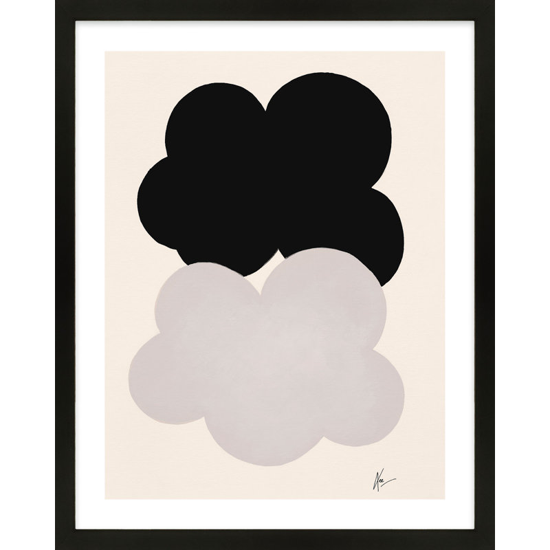 Silver Lining Print by Lee Lessem, Black Framed, 50" H x 40" W x 1.25" D