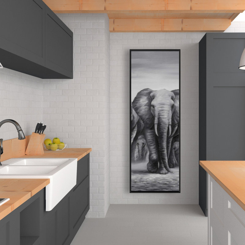 «Herd Of Elephants» sur toile