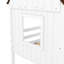 Lit simple en bois pour lit simple - deux fenêtres latérales pour un sommeil confortable et sain