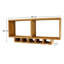 Ruth Wall Mounted Wine Glass Rack in Brown