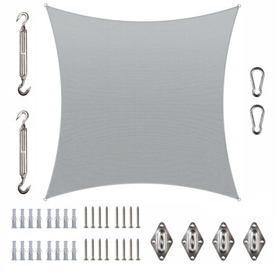 Royal Shade Square Shade Sail With Hardware Kit