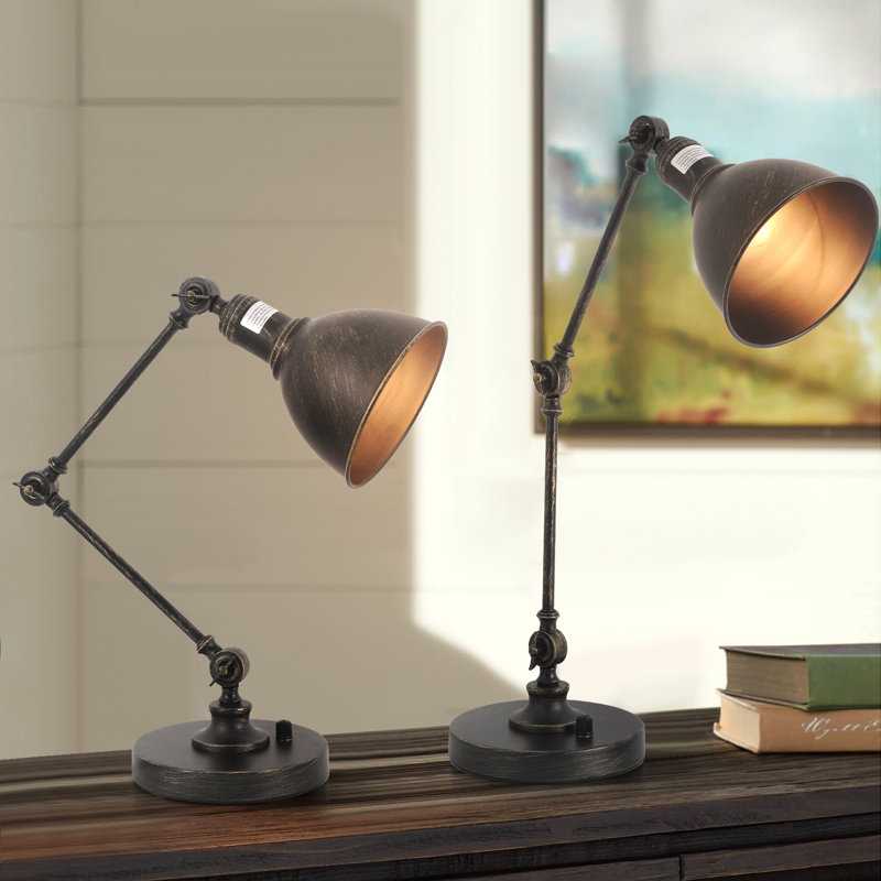 Adjustable Dimmable Metal Desk Lamp