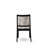 13-piece Xtenczar Dining Table Set a Rectangular Kitchen Table and 12 White & Grey Pattern Faux Leather Stackable Chair, Wire Brushed Black Finish.-1357767650-1357767645-1368426786