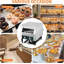 High-Capacity Conveyor Toaster with Timer, 7-Temperature Settings, 300 Slices/Hour, 1800W, 110V-138034884-138034883