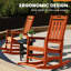 Chaises berçantes d'extérieur en PEHD pour patio-552783076