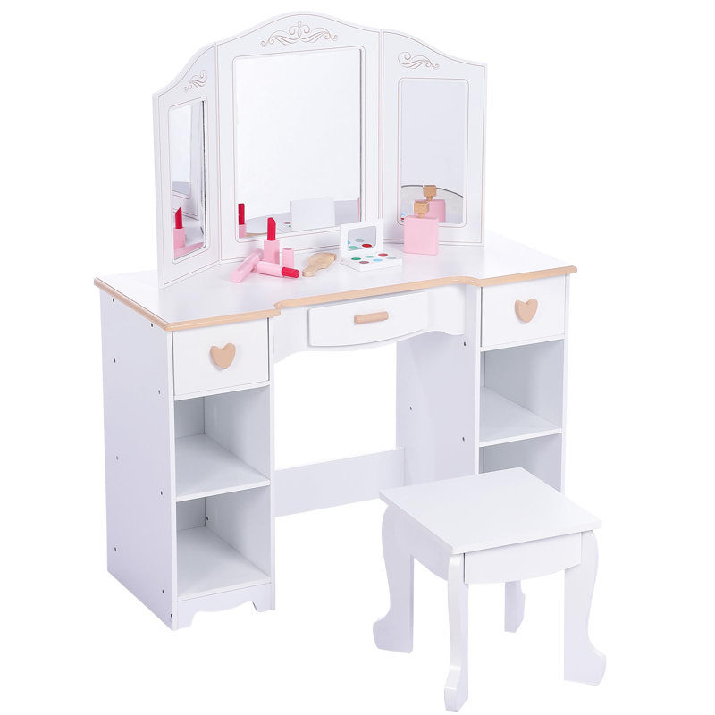 Coiffeuse Monyea, Blanc
