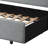 Schmitt Gray Tufted Daybed with Trundle