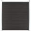 Minisink Fence Panel WPC 180x186 cm Black