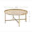 Tray Style Top Round Coffee Table