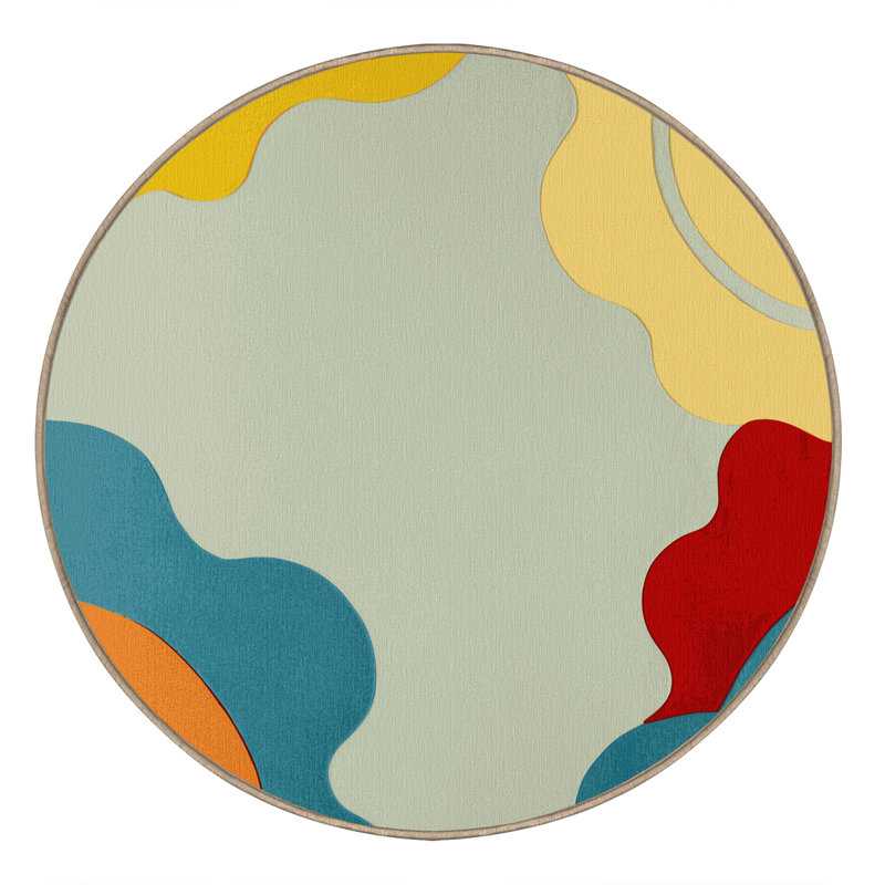 Zesty Wave Rug, Round 3'