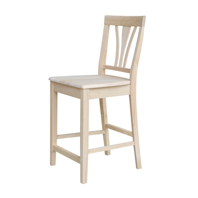 Decosmo Solid Wood Counter Stool, Counter Stool (24" Seat Height)