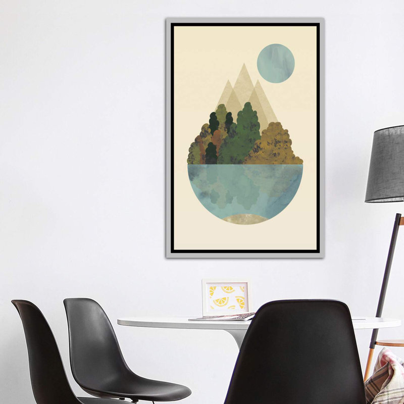 «Autumn» - reproduction, H 60 po x l 40po x P 1,5 po, Toile avec cadre argenté