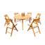 Surfliner Outdoor 6 - Piece Teak Dining Set-1445954376-1445954382