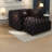 Compression Sectionals Faux Leather 48in Modern Tufted Couch for Home