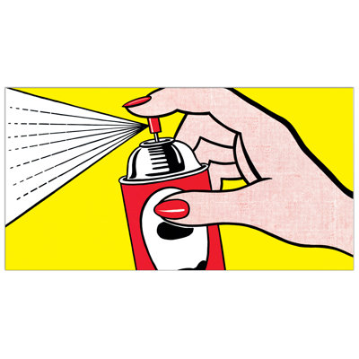Roy Lichtenstein - No Frame Print on Wood