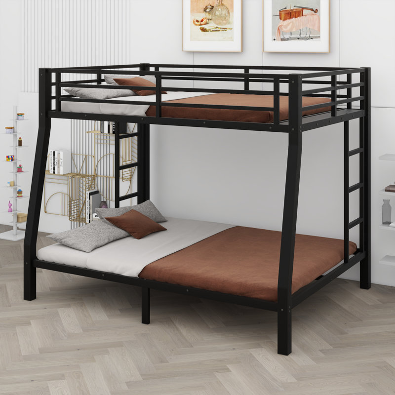 Space-Efficient Metal Bunk Bed With Silent Support System – Durable, Modern Solution For Teenagers And Adult Bedrooms