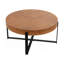 Table basse 33,8 po d'épaisseur rétro moderne avec plateau en bois de sapin et pieds croisés-1177760407-1177760107-1177760106